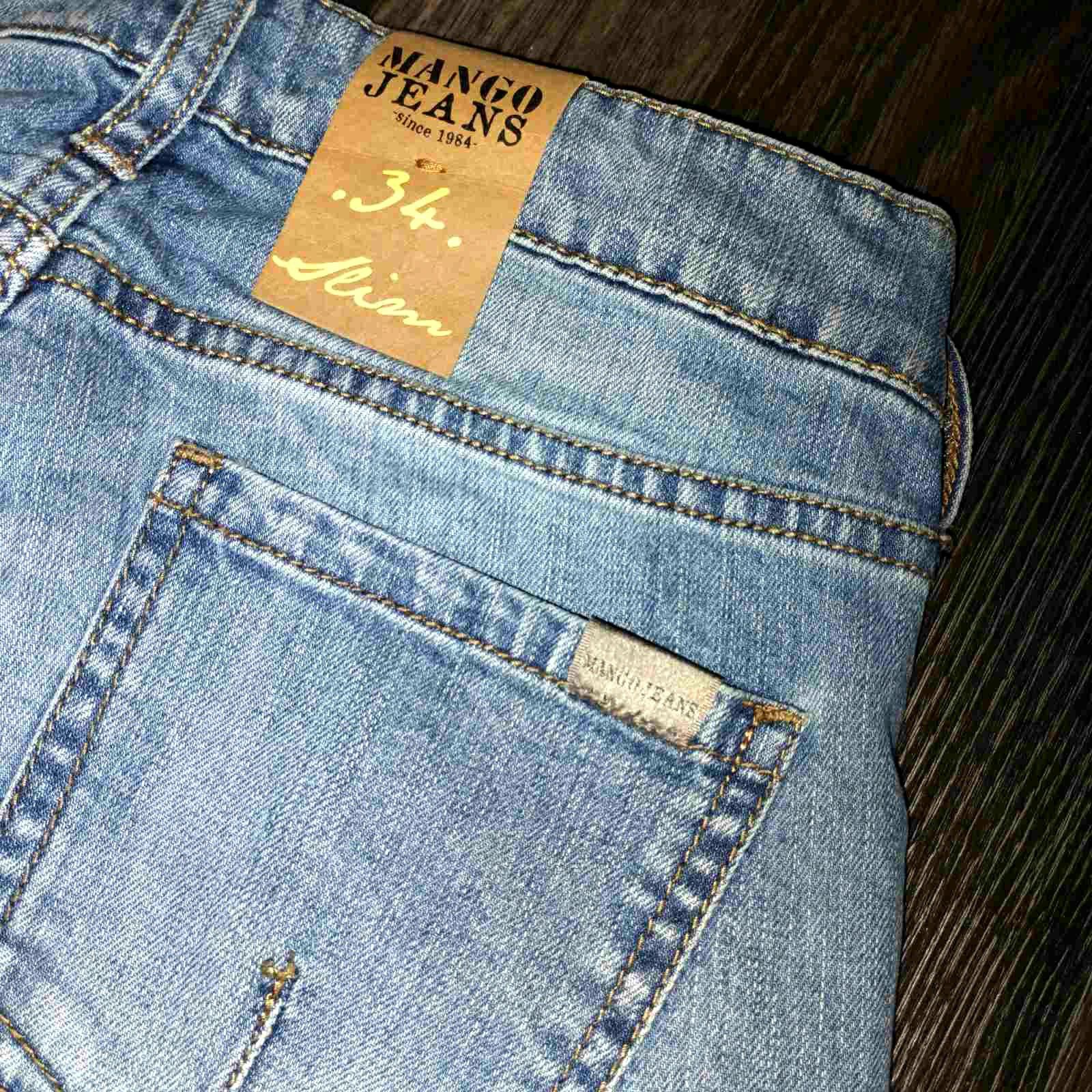 MANGO джинсы slim 34 размер