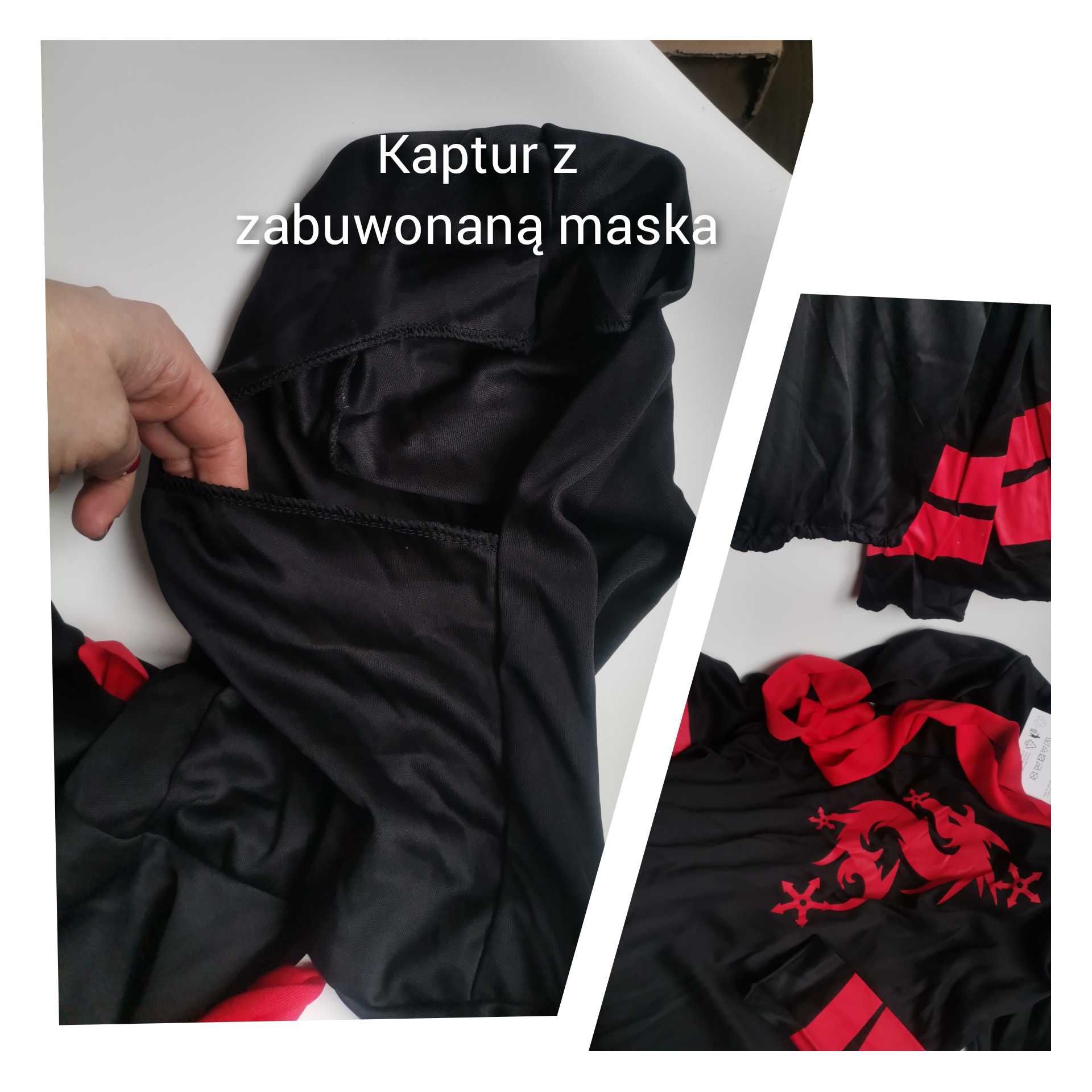 Nowy Strój ninja czarny ninja strój ninjago czarny 134 ninja