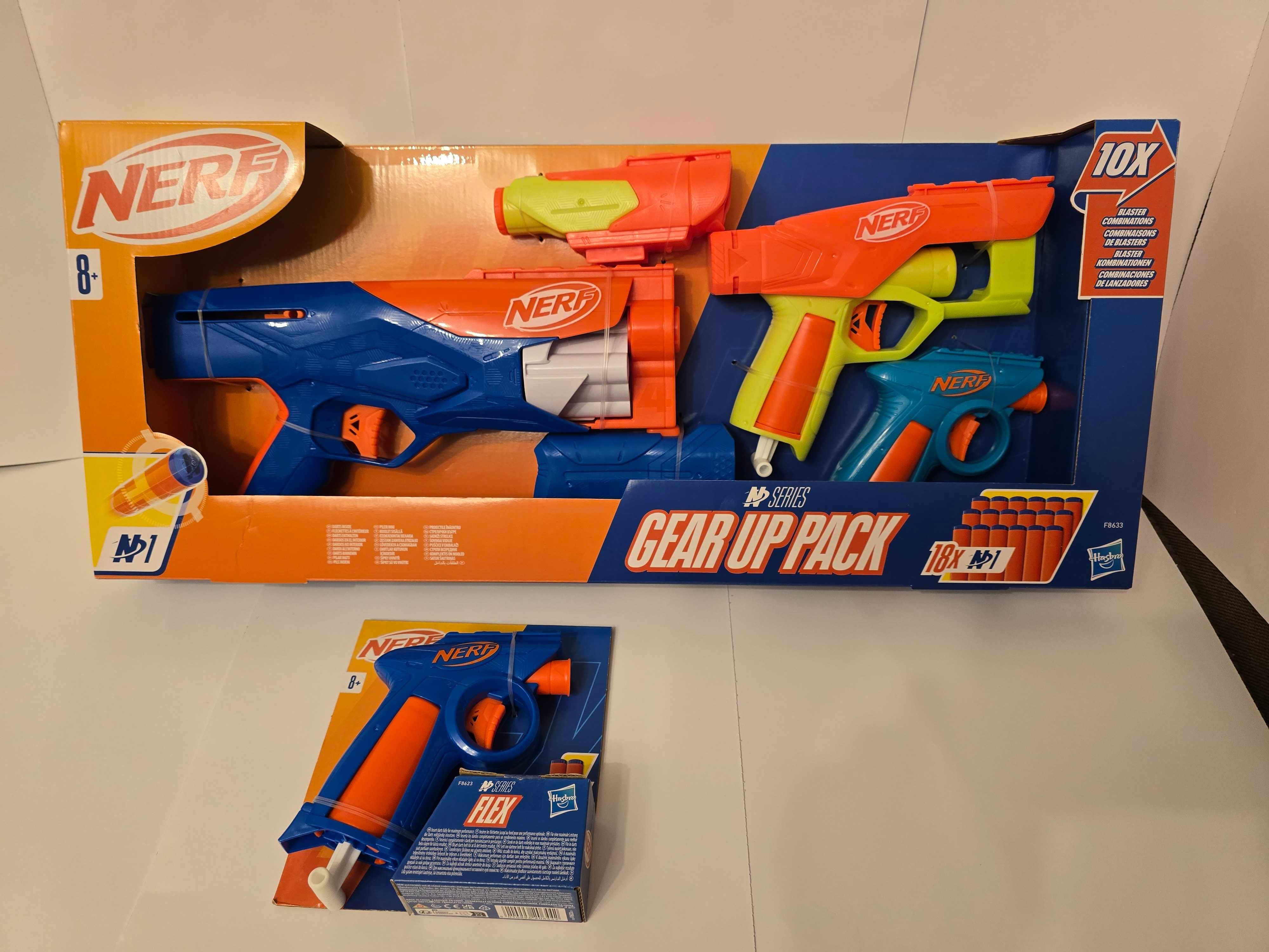 Wyrzutnia Nerf N Series Gear Up Pack + NERF Flex