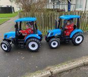 NEW HOLLAND 24V! Super mocny traktorek na akumulator