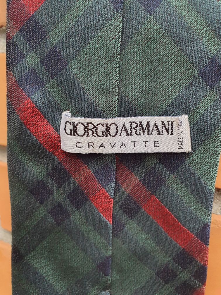 Krawat 100% jedwab Giorgio Armani