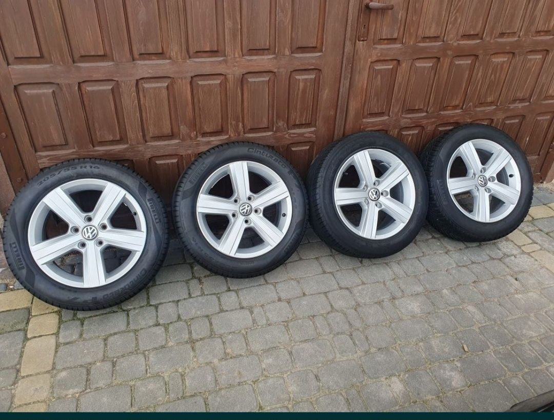 Alufelgi Koła VW volkswagen 5x112 6,5x16 5G0 GOLF 5 6 7  8 GOODYEAR