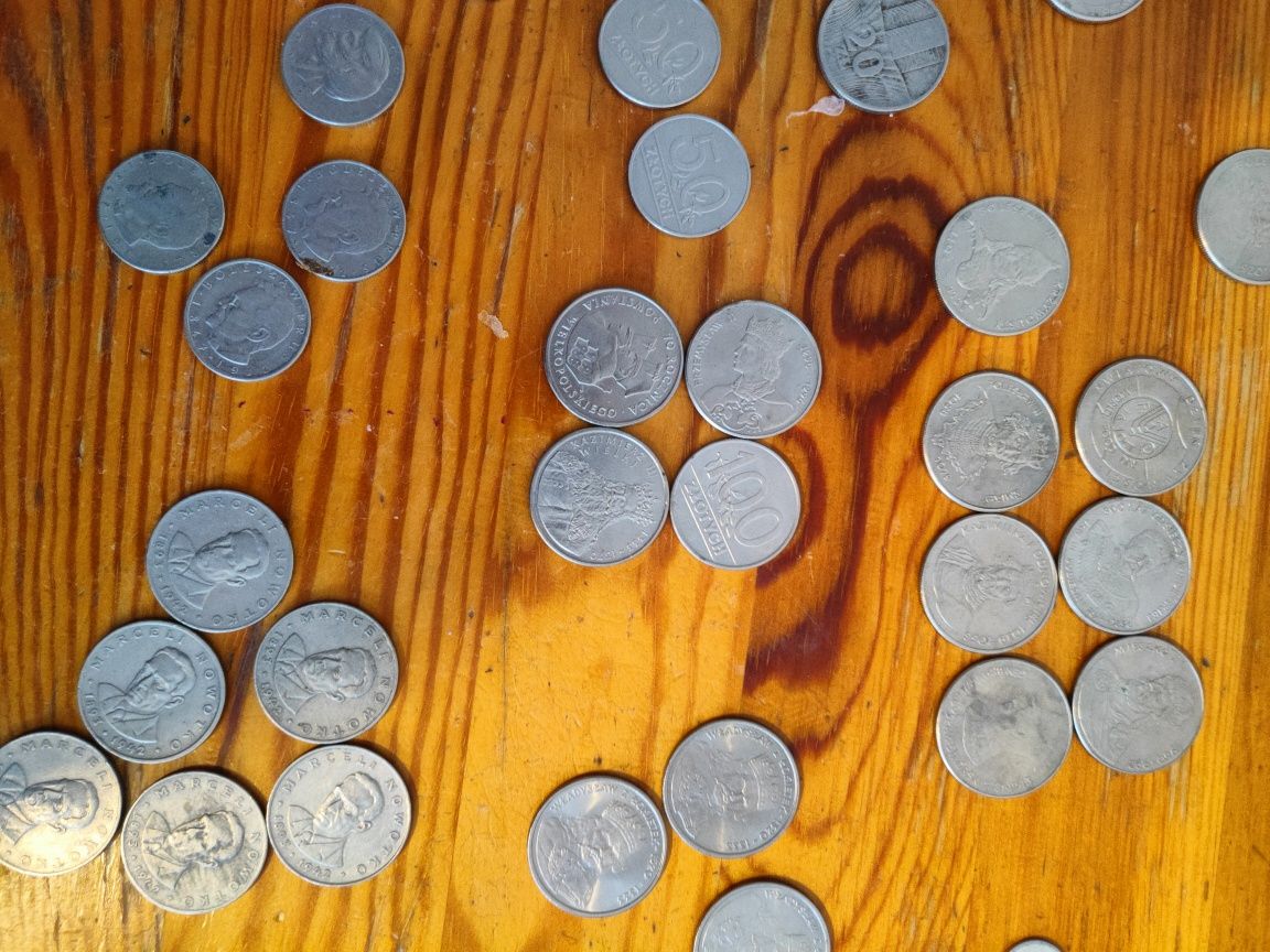 Monety i banknoty z PRL zestaw obiegowe i kolekcjonerskie z królami