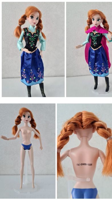 Лялька шарнірна принцеса Дісней Анна  леді Баг  Hairdorables  SnapStar