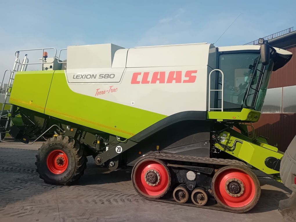 Claas lexion 580 tt tera trac