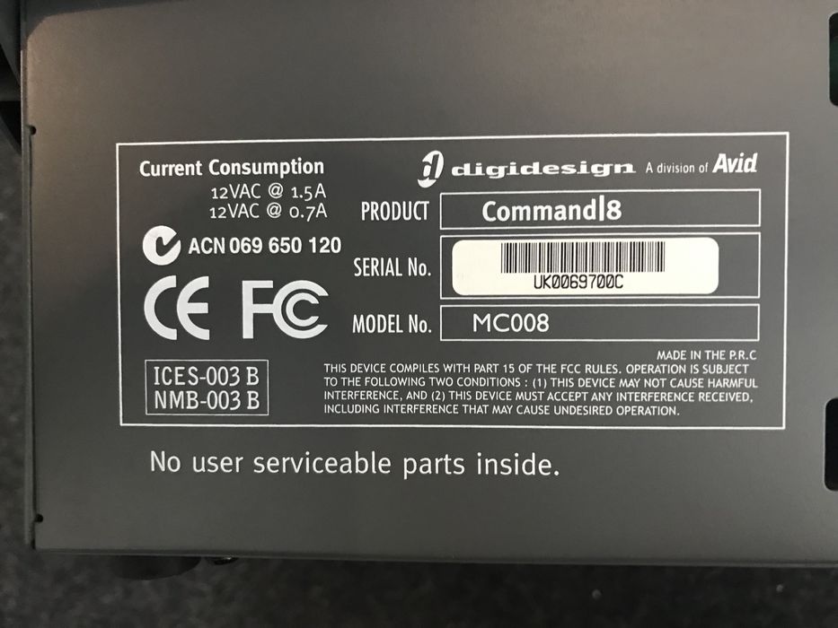 Command 8 Avid | Контроллер Avid Command 8