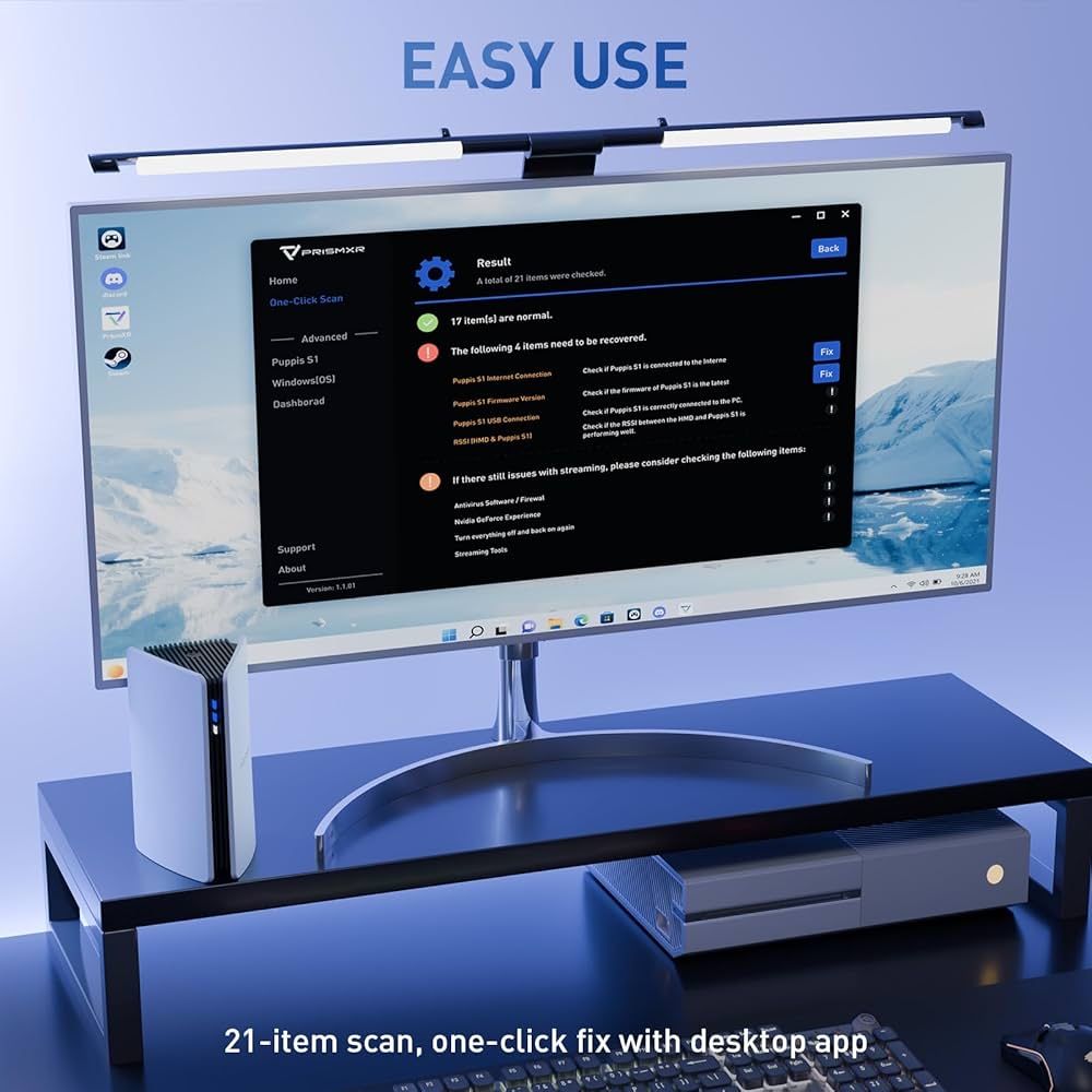PRISMXR PC-VR Streaming Link, бездротовий стабільний