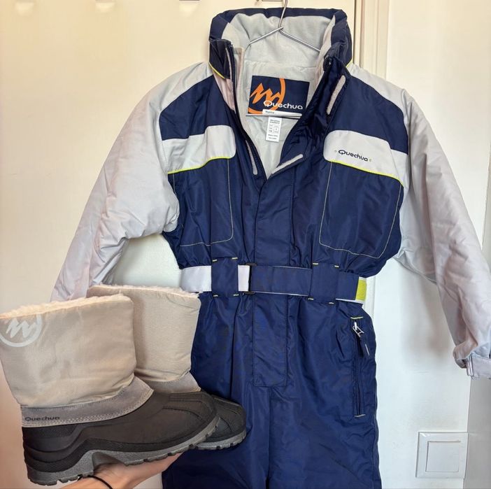 Conjunto para a neve fato+botas