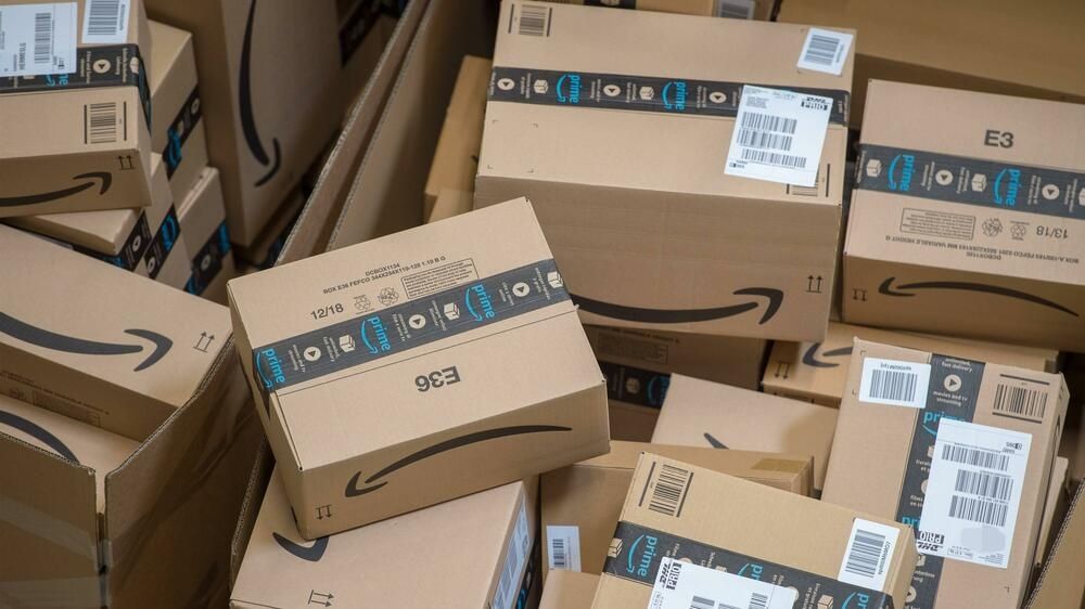 Paczki Amazon - pakiet 12 sztuk oryginalne paczki Amazon z Niemiec