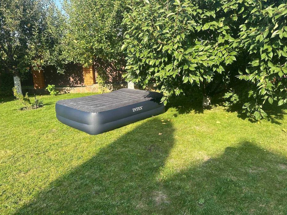 ‼️Надувная кровать двуспальная с насос. Матрас. Ліжко надувне чорне ‼️