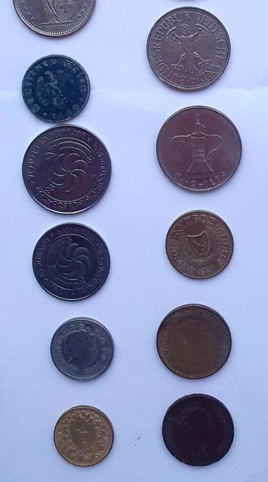 Іноземні монети світу.