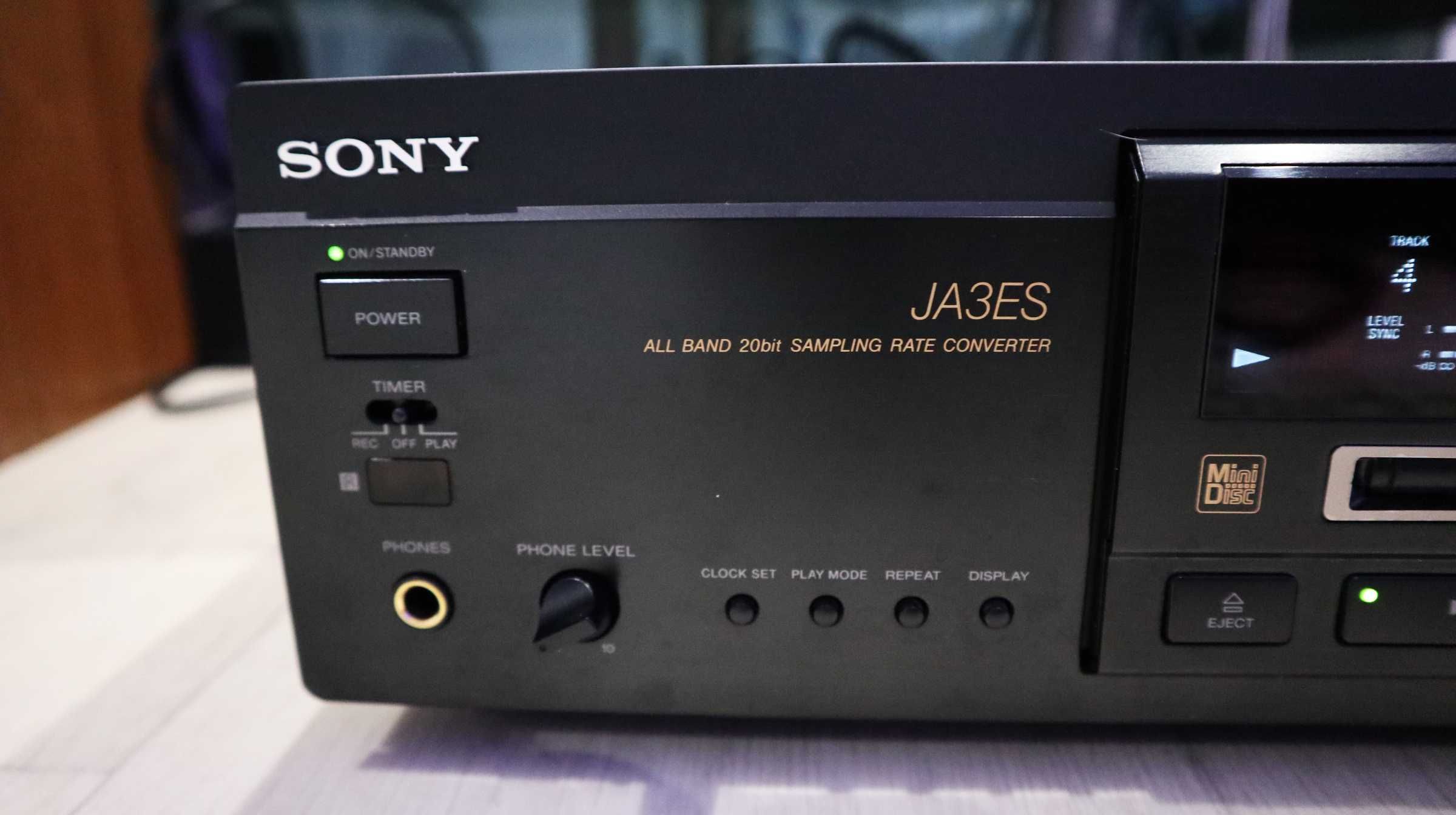 Проигрыватель рекордер мини-дисков Sony MDS-JA 3 ES Япония