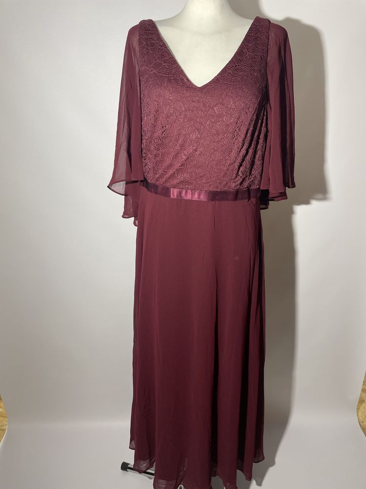 Sukienka maxi wesele komunia 2XL/3XL dress tells