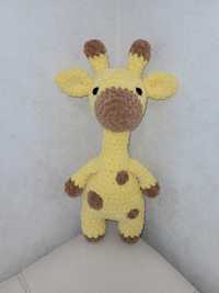 Жирафа з плюшевої пряжі, hand made