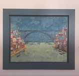 Quadro a óleo Ponte Porto