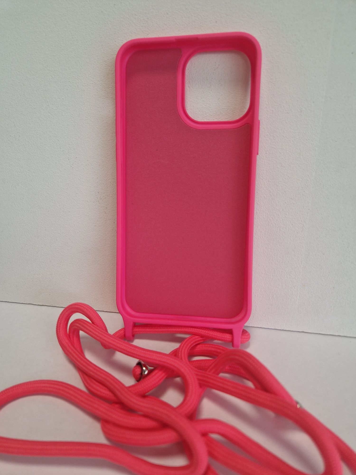 Strap Silicone Case do Iphone 13 Pro Max wzór 1 różowy