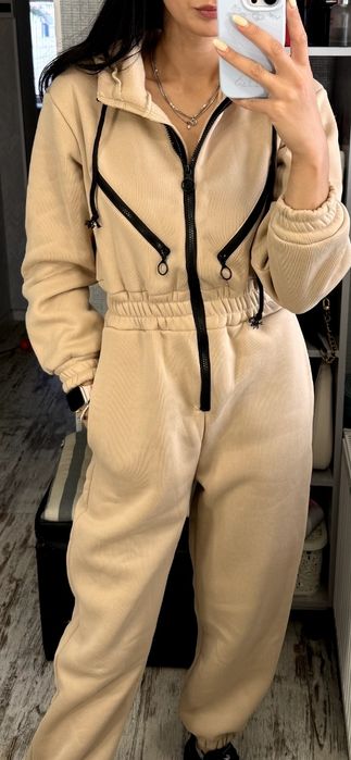 Комбинезон женский зимний осенний демисезонный на флисе жіночий комбез