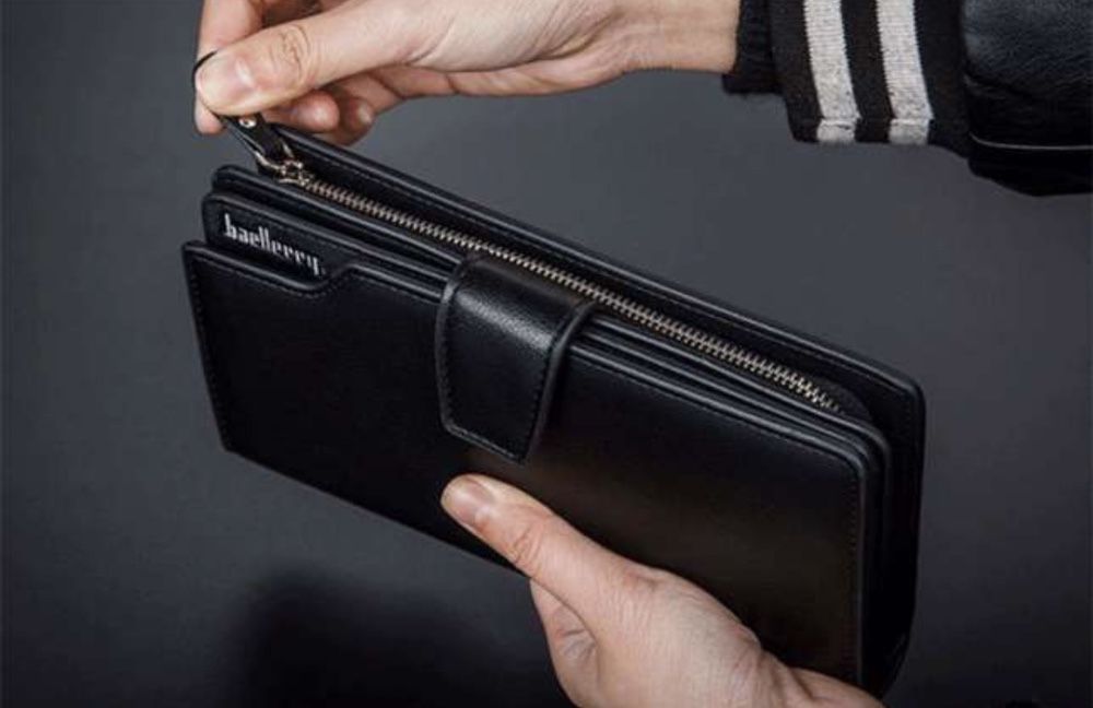 Мужской кошелёк Baellerry Business портмоне клатч бумажник гаманець