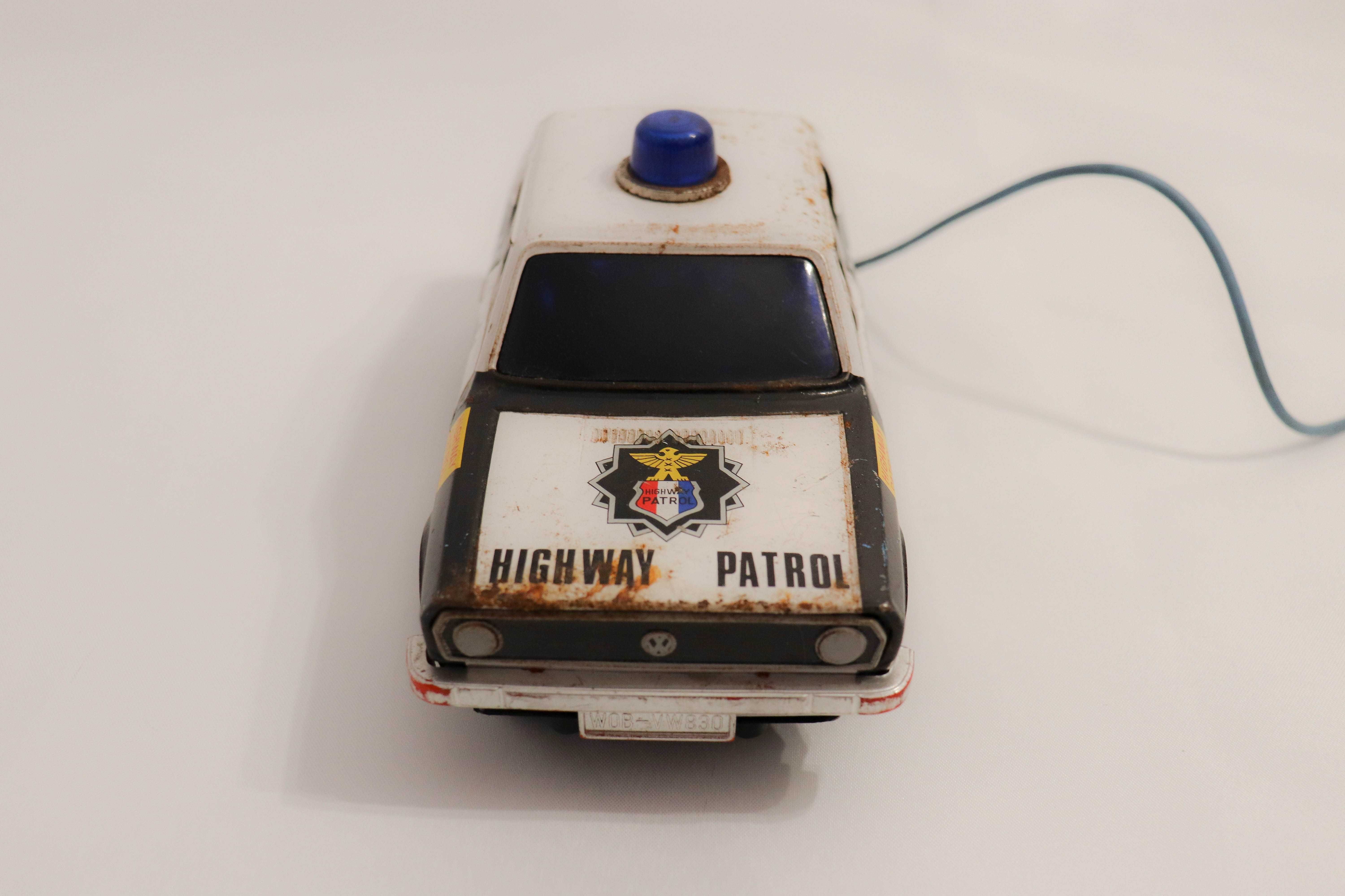 Brinquedo Anos 80 Volkswagen Berby Carro da Policia| Automobilia
