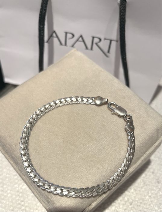 Bransoletka posrebrzana srebro 925 prezent Walentynki