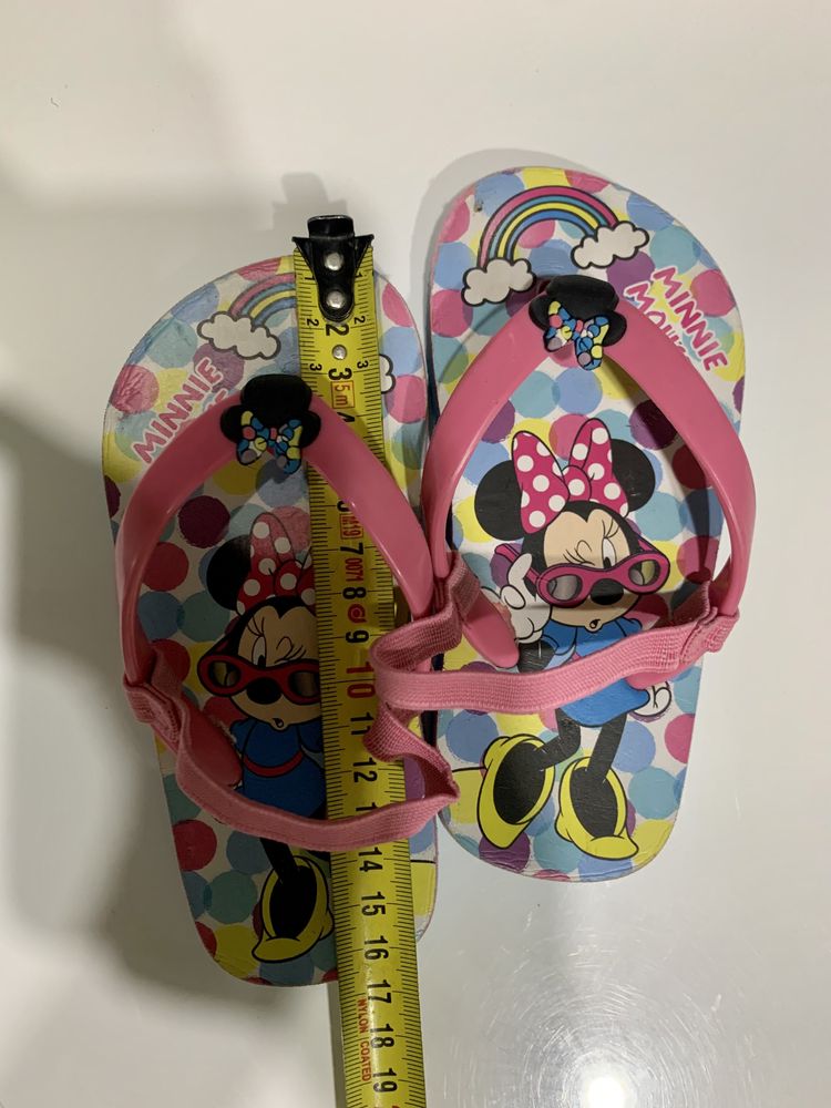 Japonki, klapki myszka minnie mouse