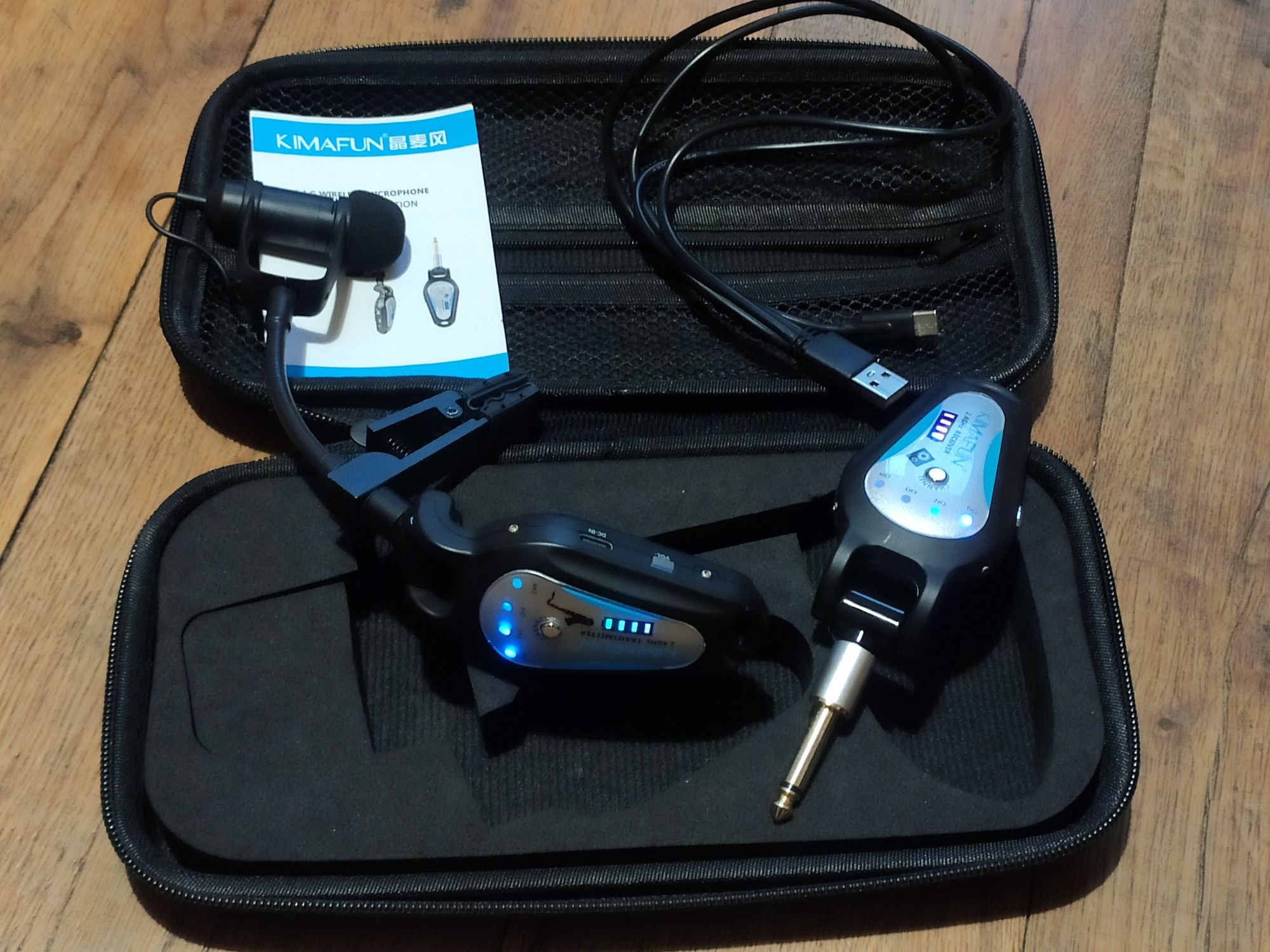 Мікрофон инструментальний KIMAFUN KM-U306 Professional 2.4G