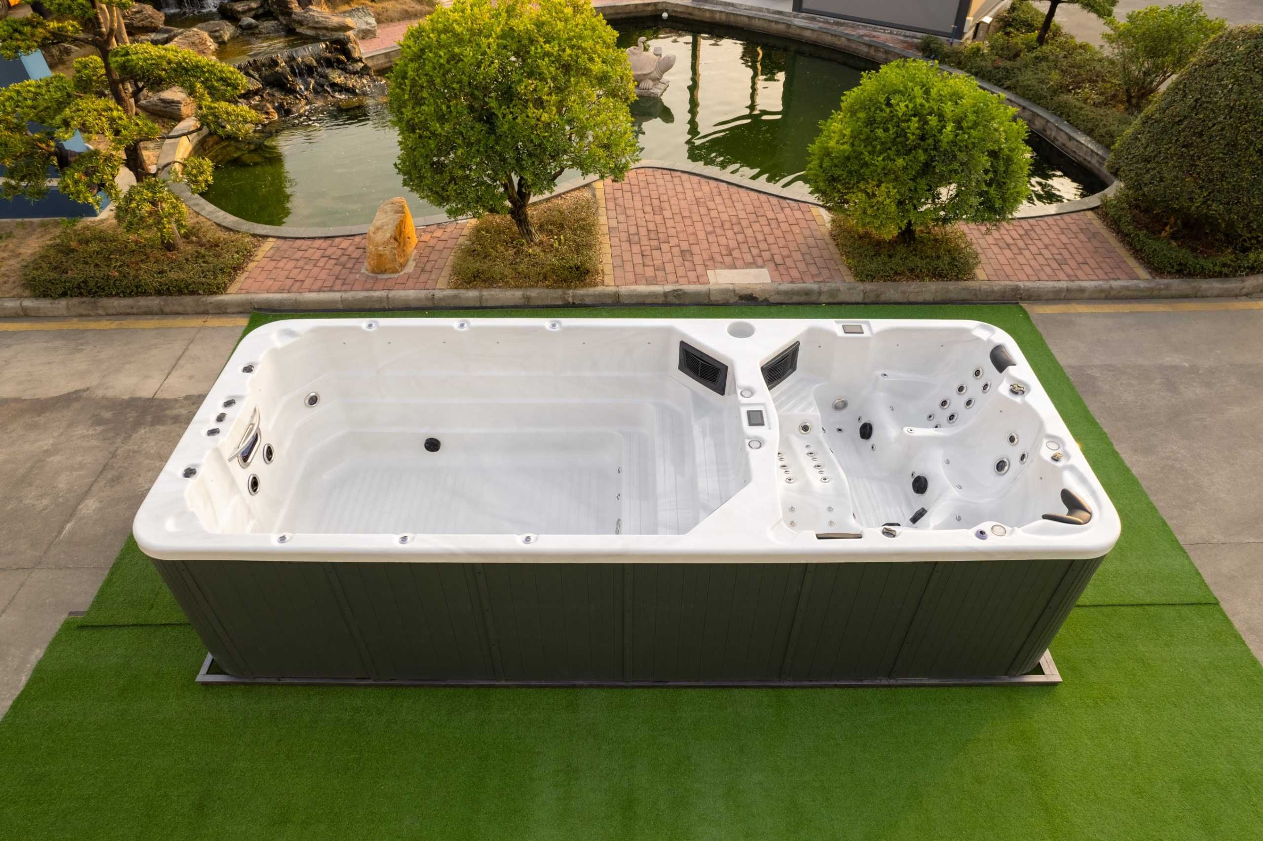 Basen z jacuzzi 5 -cio osobowym 5.8m ,basen Spa - Nowy -gwarancja 24mc