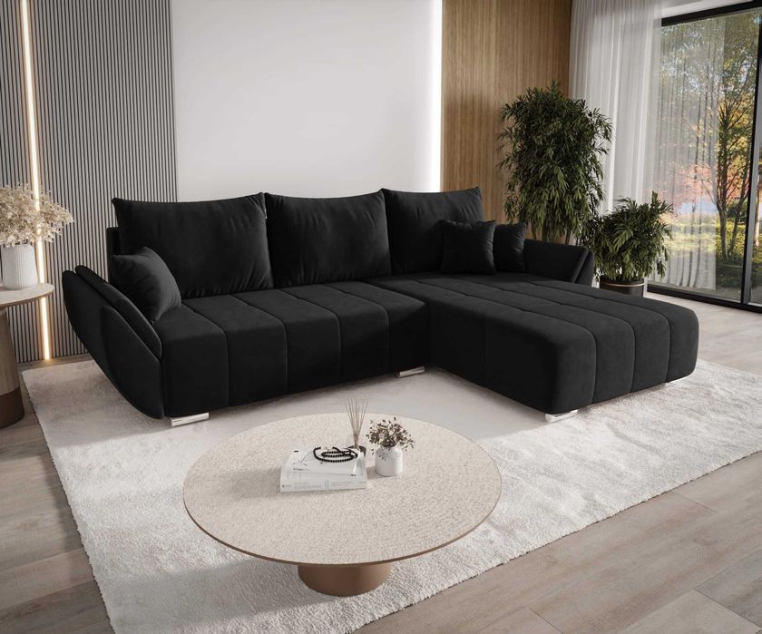 Narożnik Rozkładany Sydney L Wygodny Funkcja Spania Pojemnik