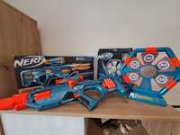 Zestaw NERF karbin, wyrzutnia, pistolet, tarcza