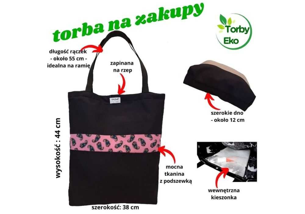 Elegancja i Komfort na Co Dzień – Torba „Navy Blue with a Pink Belt”