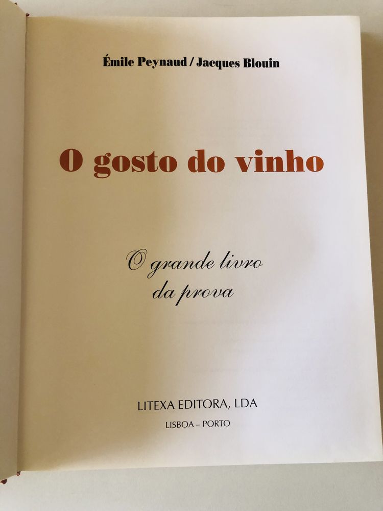 O Gosto do Vinho de Emile Peynaud e Jacques Blouin