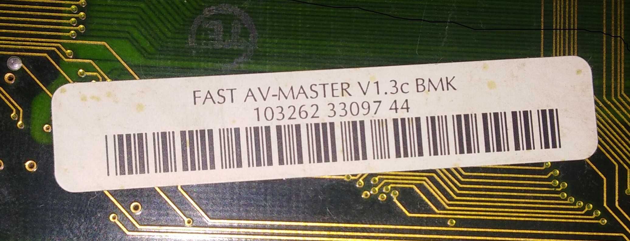 плата потоковой обработки видеозахвата Fast AV Master V1.3bm PCI