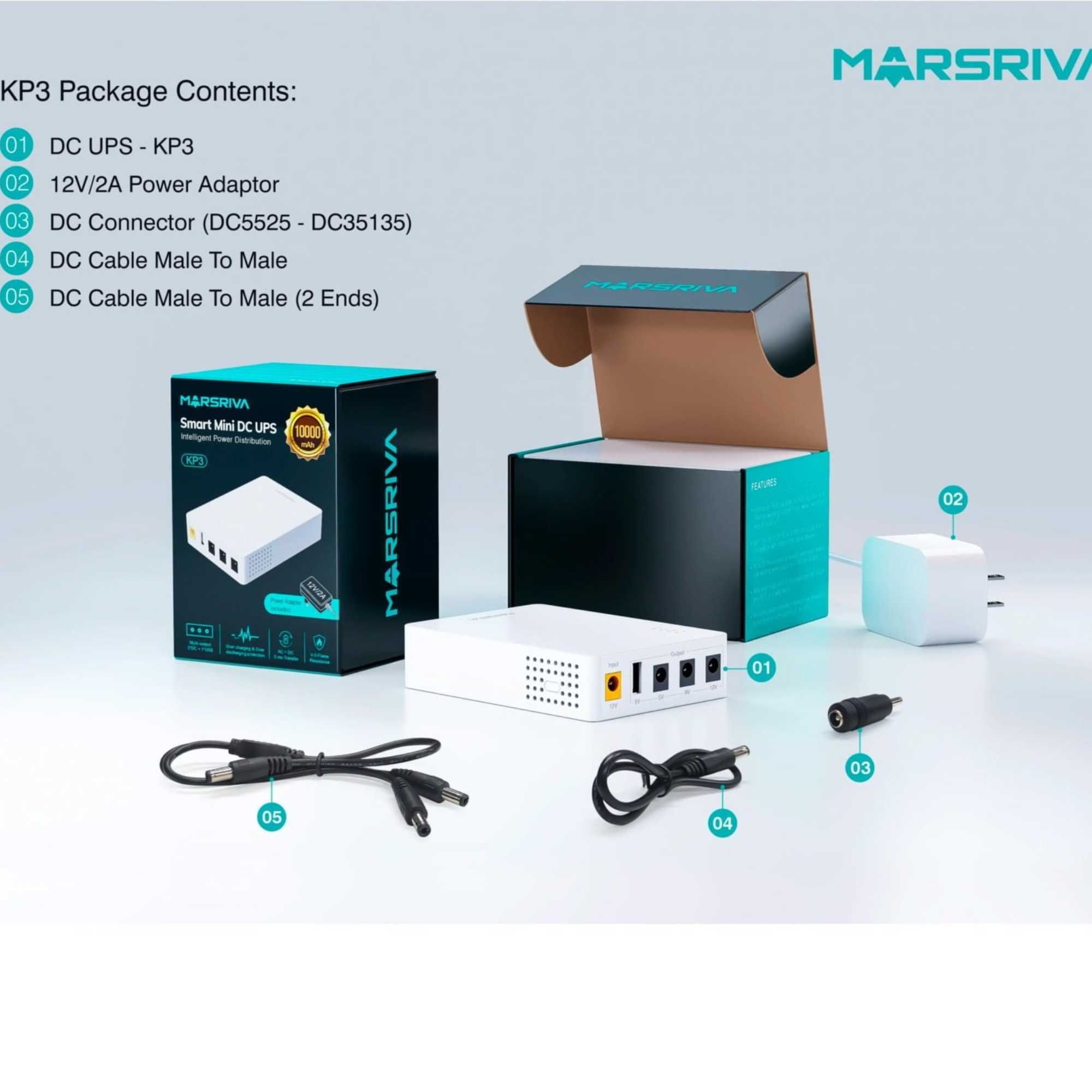 Источник бесперебойного питания для Роутера MARSRIVA KP3