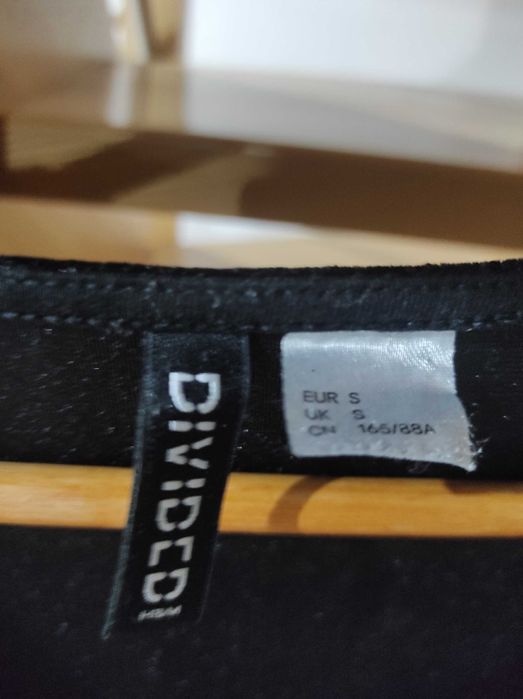 Czarna sukienka H&M S
