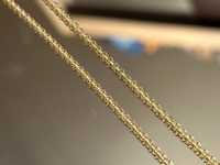 Nowy złoty łańcuszek bismarck 585 14k złoto