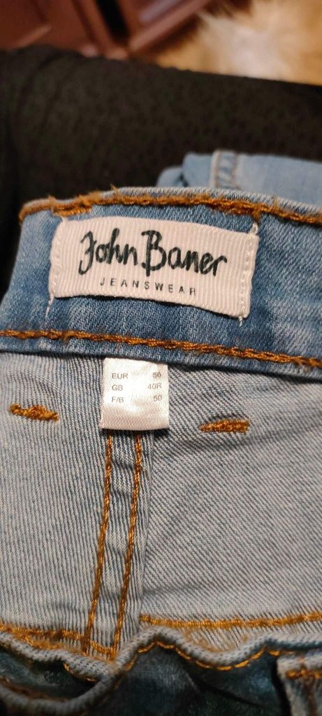 Nowe spodnie męskie jeansy dżinsy 56 John Baner
