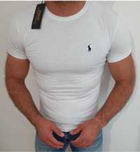 XXL Biały t-shirt  męska bluzka .