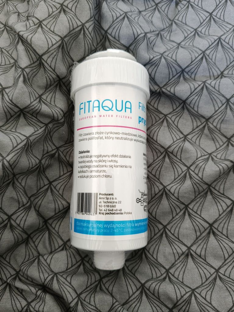 Filtr wody prysznicowy FitAqua AWF-SWR-P Biały