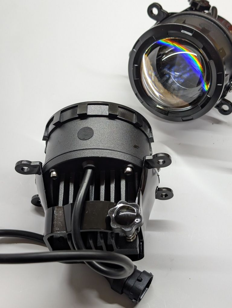 Протитуманні фари LED круглі 3,5" дюйм 90мм 60W противотуманки штатні
