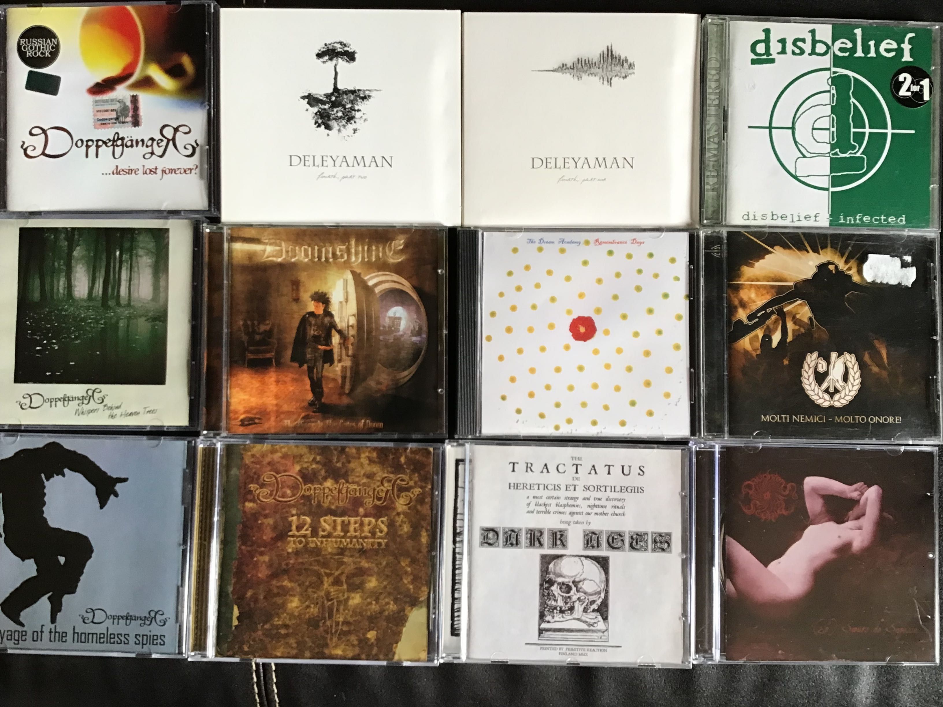 CDs vários metal , rock , letra C+D 2€. Actuliazada