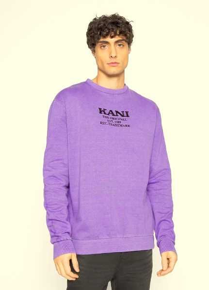 Karl Kani UNISEX RETRO WASHED bluza liliowa xl