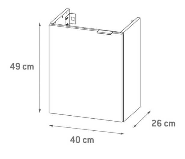 Conjunto de Lava-Mãos e Móvel Suspenso SENSEA Essential - NOVO!