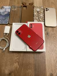 iPhone 11 Red 64GB w dobrym stanie + etui GRATIS