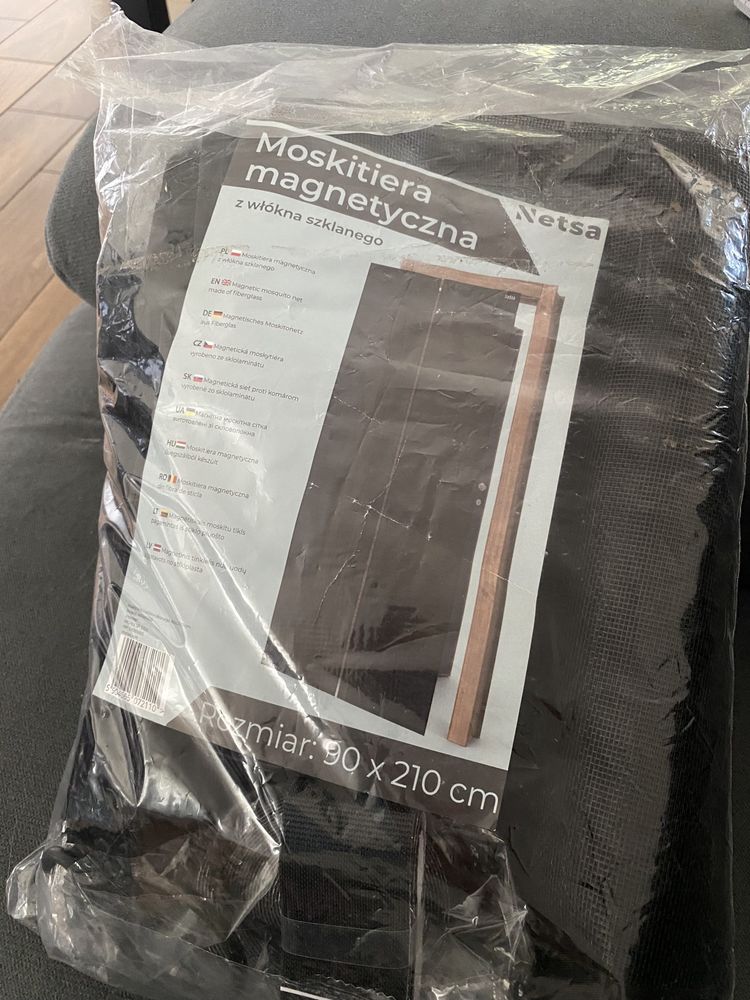 Moskitiera  90x210 z wlokna szkolanego magnetyczna