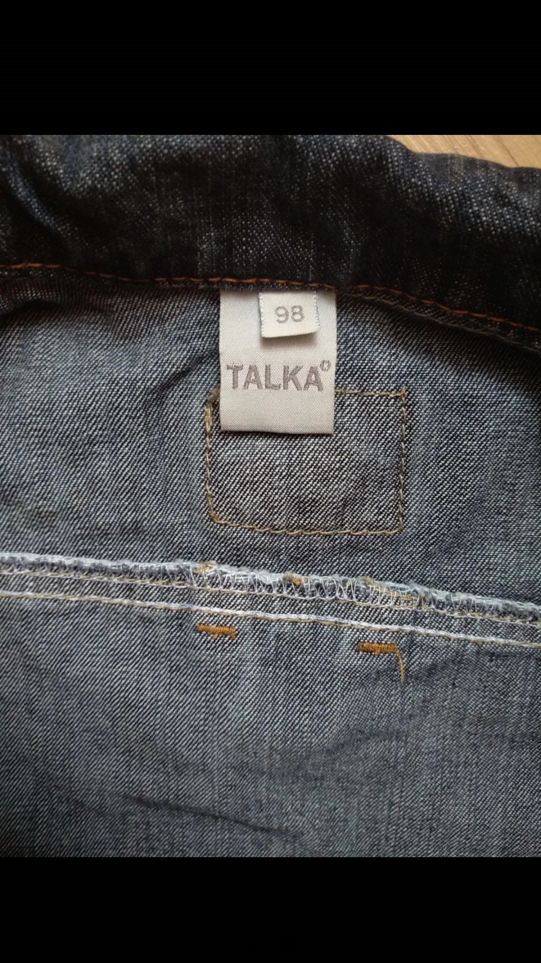 Kurtka jeans , rozmiar 98