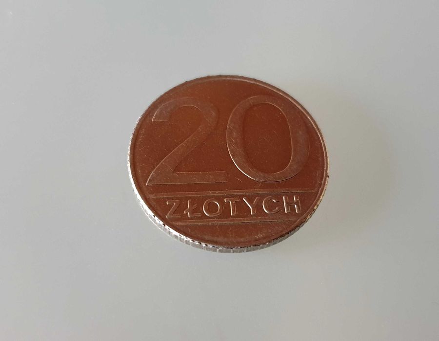 Moneta PRL 20 złotych - 1989 rok