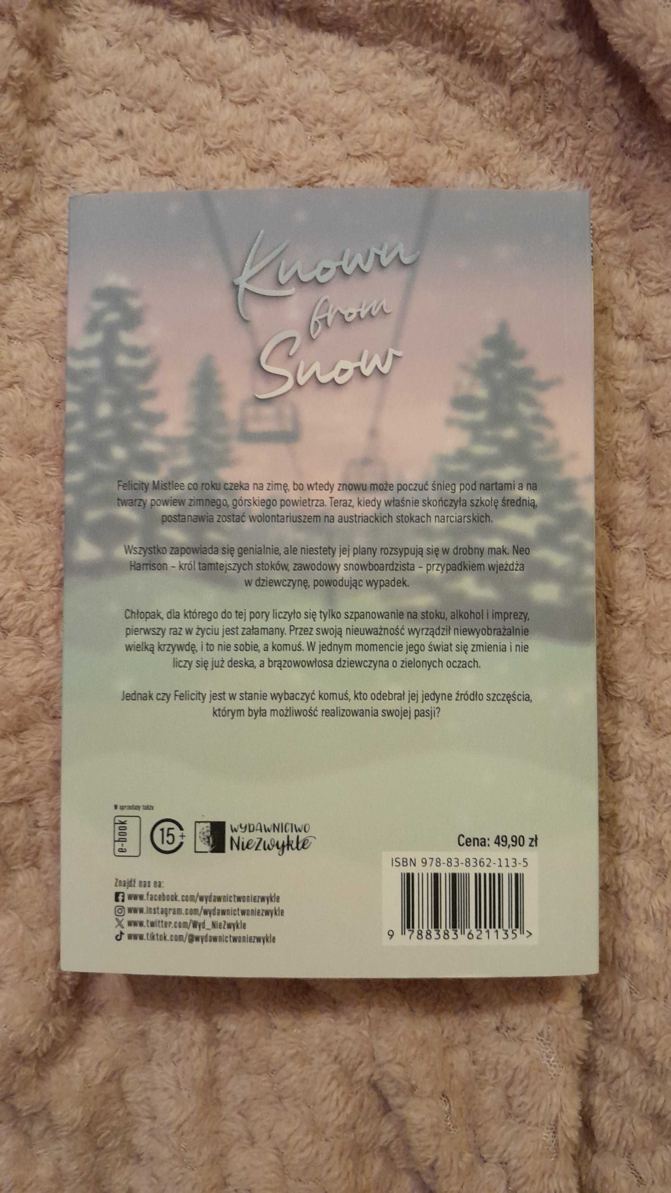 Książka "Known from Snow" stan idealny