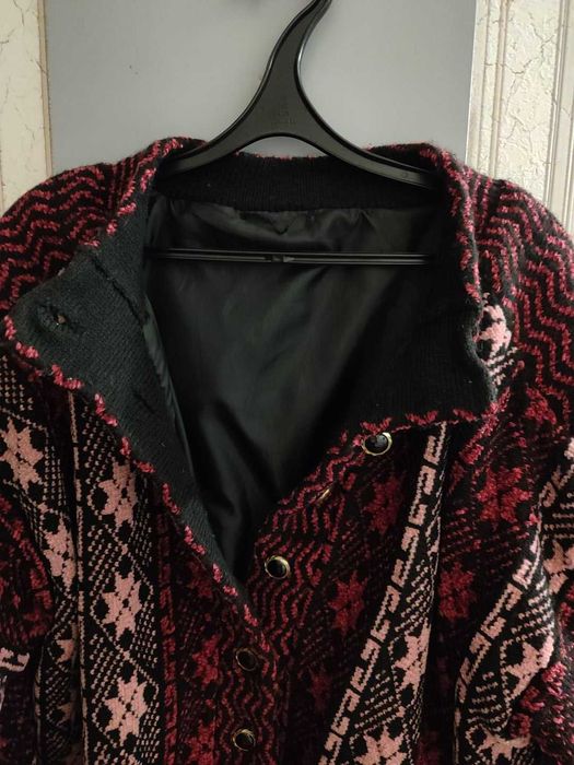 Жіночий в'язаний бомбер OVERSIZE