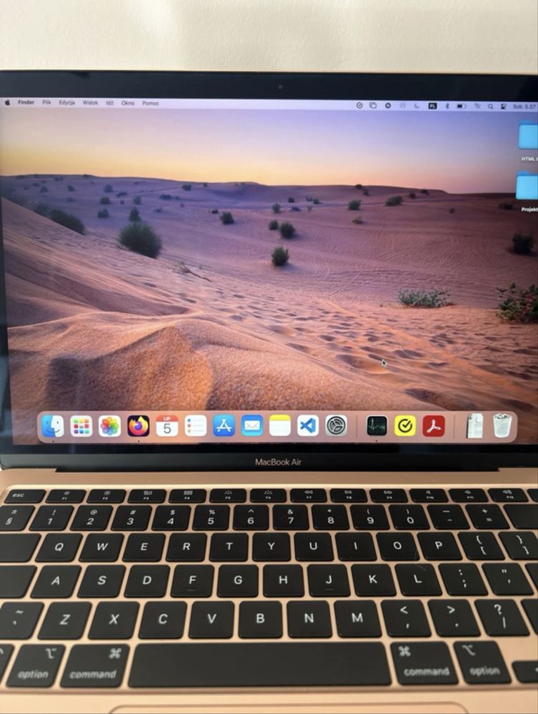 Laptop Apple MacBook Air 2020 r 256gb 8gb ram rose gold różowe złoto