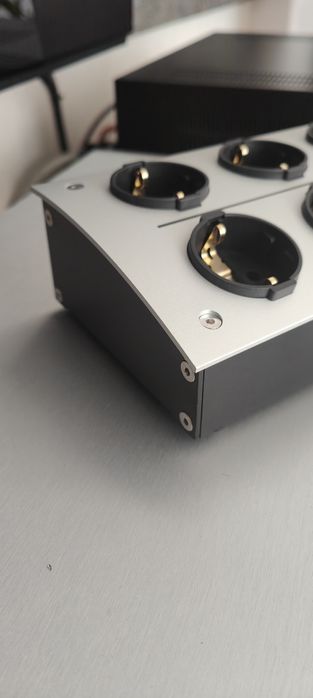 Listwa filtr zasilania Audio Super Jakość! Aluminium! Nowe! Super Cena